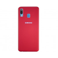 Силіконова накладка Silicone Case для Samsung A30 2019 A305 Red