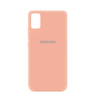 Силиконовая накладка Silicone Case для Samsung A41 2020 A415 Coral