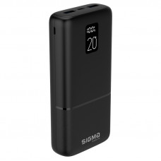 Power Bank Sigma mobile X-Power SI20A2QL 20000mAh Black (4827798423813)