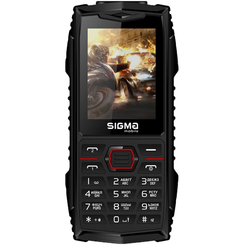 Мобильный телефон Sigma mobile X-treme AZ68 Dual Sim Black/Red