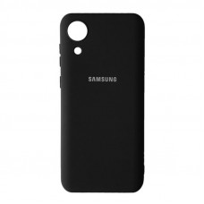Силіконова накладка Silicone Case для Samsung A03 Core/A032 2022 Black