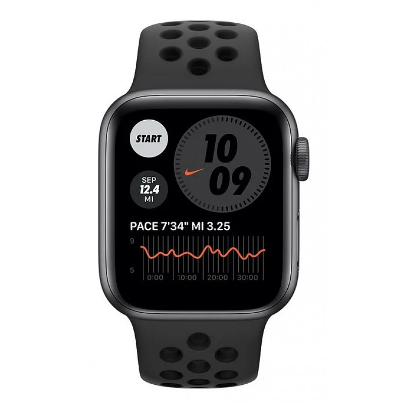 Смарт-часы Apple Watch Nike Series 6 40mm Anthracite/Black (M00X3)