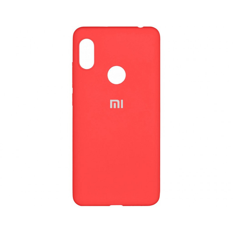 Силіконова накладка Silicone Case для Xiaomi Redmi Note 7 Red
