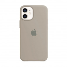 Силіконова накладка Silicone Case Full для iPhone 13 Pro Max Pebble
