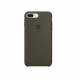 Силіконова накладка Silicone Case для iPhone 7/8 Olive