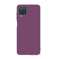 Силиконовая накладка Silicone Case для Samsung A12/A125 2021 Purple