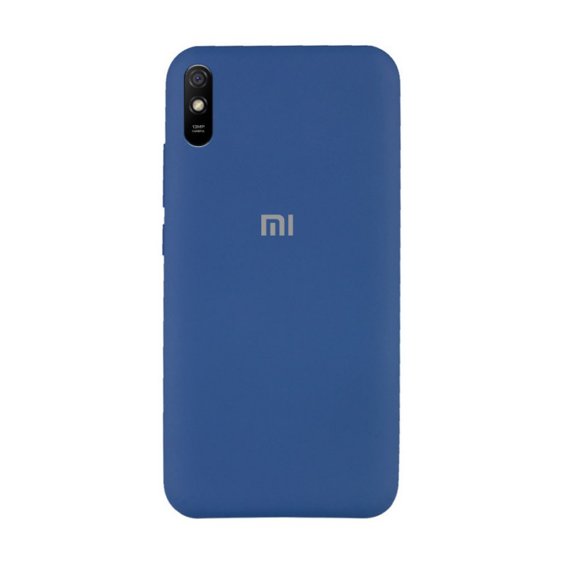 Силиконовая накладка Silicone Case для Xiaomi Redmi 9A Blue