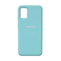Силіконова накладка Silicone Case для Samsung A02S/A025 2021 Motton Blue