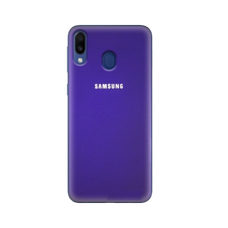 Силиконовая накладка Silicone Case для Samsung M20 2019 M205 Violet