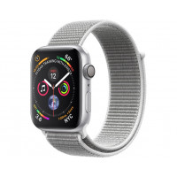 Apple Watch Series 4 GPS 40mm Silver Aluminum Case with Seashell Sport Loop (MU652)