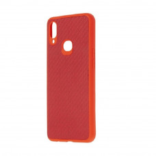 Карбонова накладка Kevlar для Samsung A10s/A107 Red