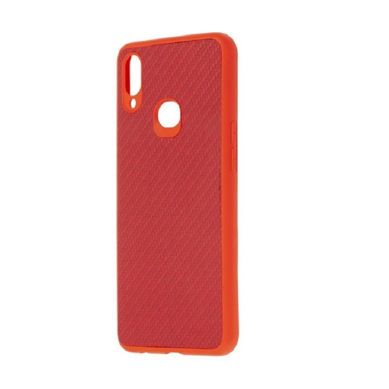Карбонова накладка Kevlar для Samsung A10s/A107 Red