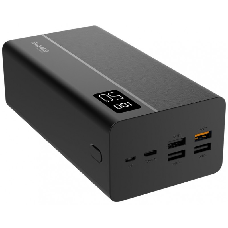 Power Bank Sigma mobile X-Power SI50A3QL 50000mAh Black (4827798424018)