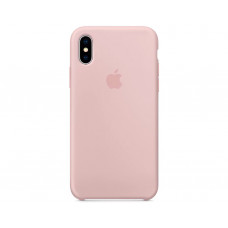 Силіконова накладка для iPhone X/XS Silicone Case Pink