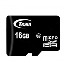 MicroSDHC 16 GB Team Class 4 + SD Adapter