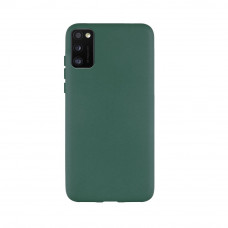 Силіконова накладка Silicone Case для Samsung A41 2020 A415 Dark Green
