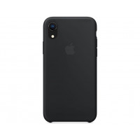 Силиконовая накладка Silicone Case для iPhone XR Black