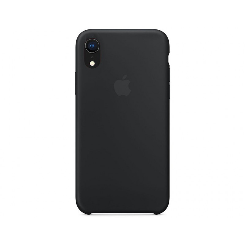 Силіконова накладка Silicone Case для iPhone XR Black