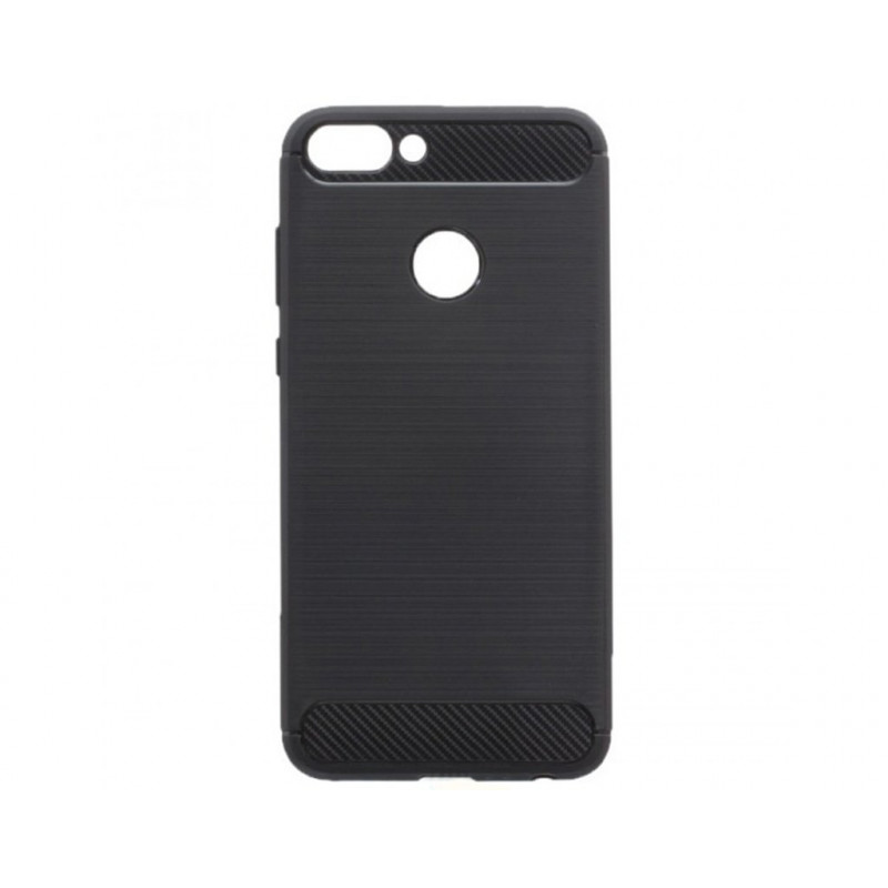 Силіконова накладка Polished Carbon Huawei P Smart Plus Black