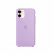 Силіконова накладка Silicone Case для iPhone 11 Lilack