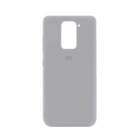 Силіконова накладка Silicone Case для Xiaomi Redmi Note 9 Grey