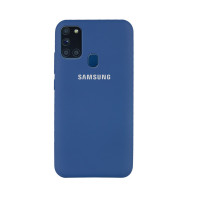 Силіконова накладка Silicone Case для Samsung A21s 2020 A217 Blue