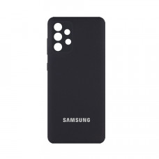 Силіконова накладка Silicone Case для Samsung A52/A525 2021 Black