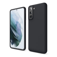 Силіконова накладка Soft Silicone Case для Samsung S21 2021 Black