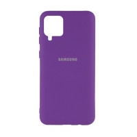 Силіконова накладка Silicone Case для Samsung A12/A125 2021 Violet