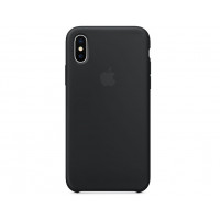 Силіконова накладка Silicone Case для iPhone XS Max Black