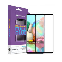 Защитное стекло 5D Full Glue для Samsung A71/A715/M51/M515 2020 Black