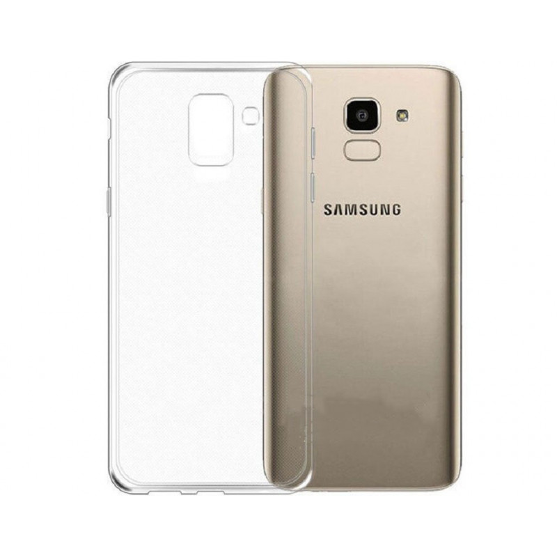 Силиконовая накладка WS для Samsung J6 2018 J600 Transparent