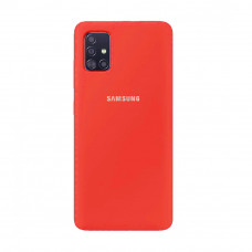 Силиконовая накладка Soft Silicone Case для Samsung A51/A515 2020 Red