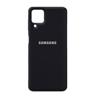 Силиконовая накладка Silicone Case для Samsung A22/A225 2021 Black