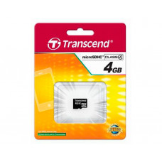 Карта памяти MicroSDHC 4 GB Transcend Class 4