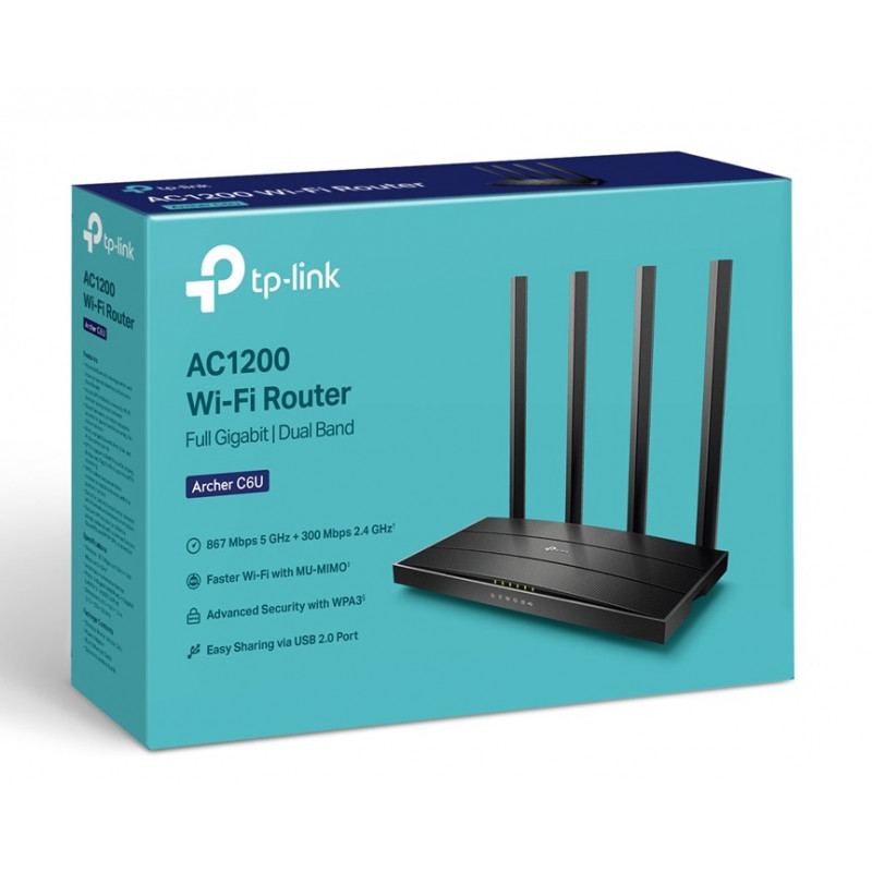 Маршрутизатор TP-Link Archer C6U AC1200