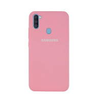 Силіконова накладка Silicone Case для Samsung M11/A11 2020 Pink
