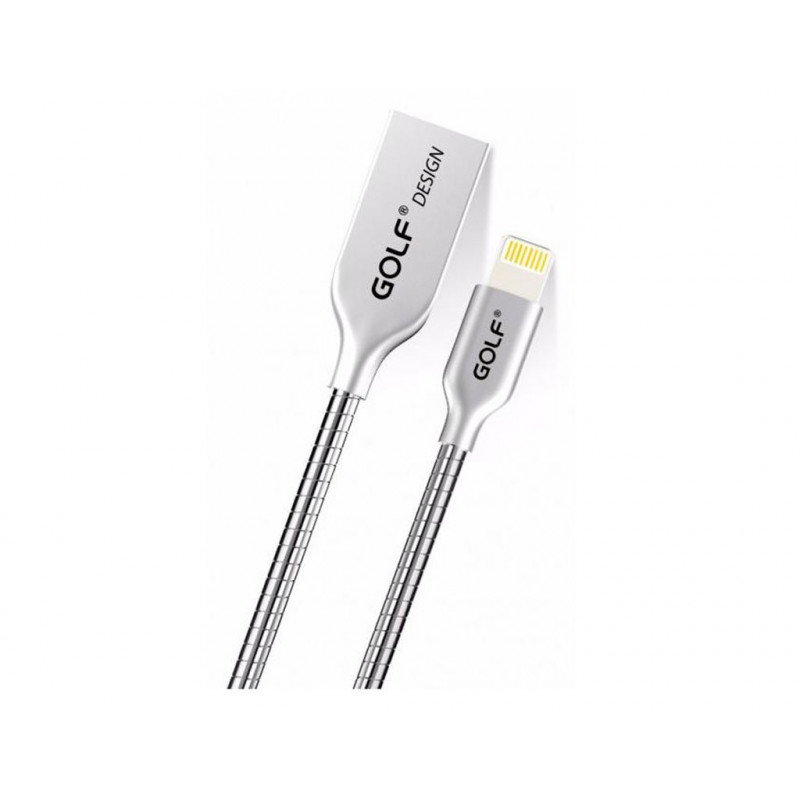 USB-кабель Golf GC-10i Metal Lightning Silver