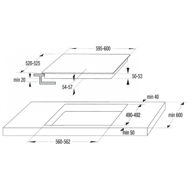Варочная поверхность Gorenje ECT643WCSC