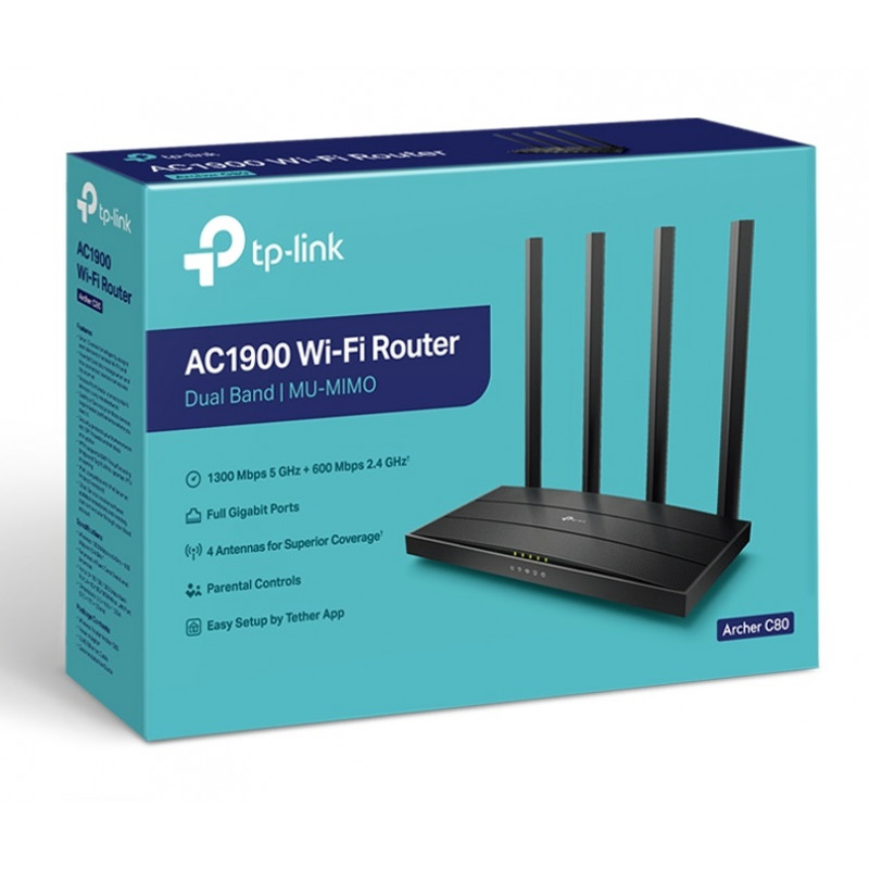 Маршрутизатор TP-Link Archer C80 AC1900