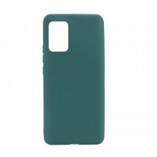 Силиконовая накладка Silicone Case для Samsung A32/A325 2021 Dark Green