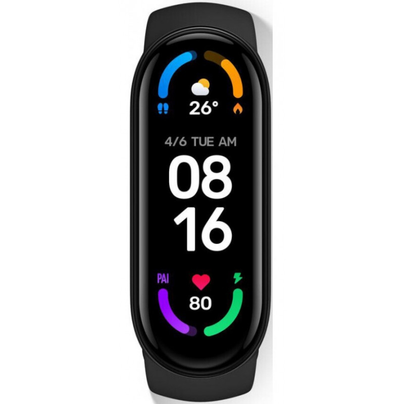 Фитнес-браслет Xiaomi Mi Smart Band 6 NFC Black (BHR4954GL)