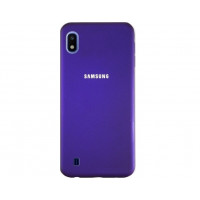 Силиконовая накладка Silicone Case для Samsung A10 2019 A105 Violet