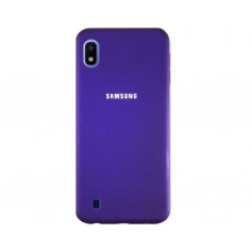 Силиконовая накладка Silicone Case для Samsung A10 2019 A105 Violet