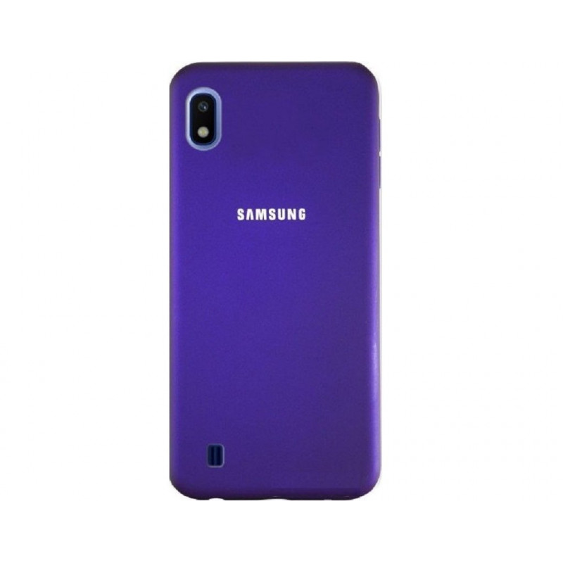 Силиконовая накладка Silicone Case для Samsung A10 2019 A105 Violet
