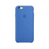 Силиконовая накладка для Apple iPhone 6/6S Silicone Case Blue
