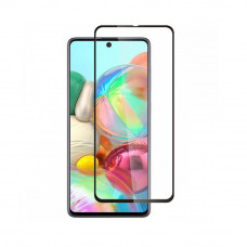 Защитное стекло 5D Lion Full Glue для Samsung A71/A715 2020 Black