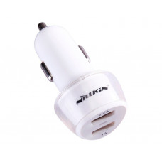 Автомобильное зарядное устройство Nillkin Jelly Car Charger 2.4 A White