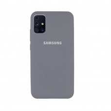 Силиконовая накладка Silicone Case для Samsung M31S 2020 M317 Grey