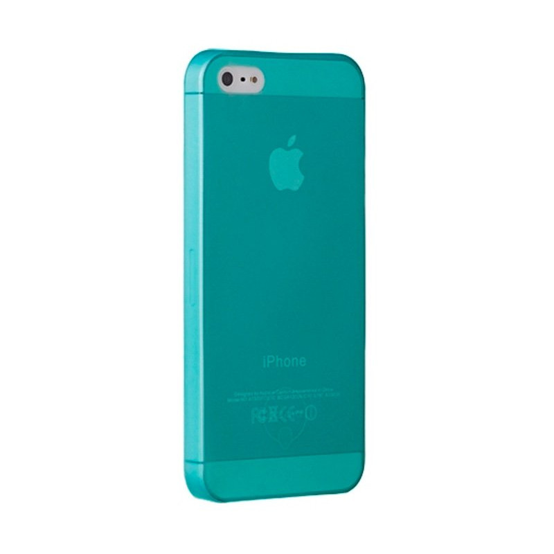 Чехол Ozaki O!coat 0.3 Jelly iPhone 5/5S Cyan (OC533OY)